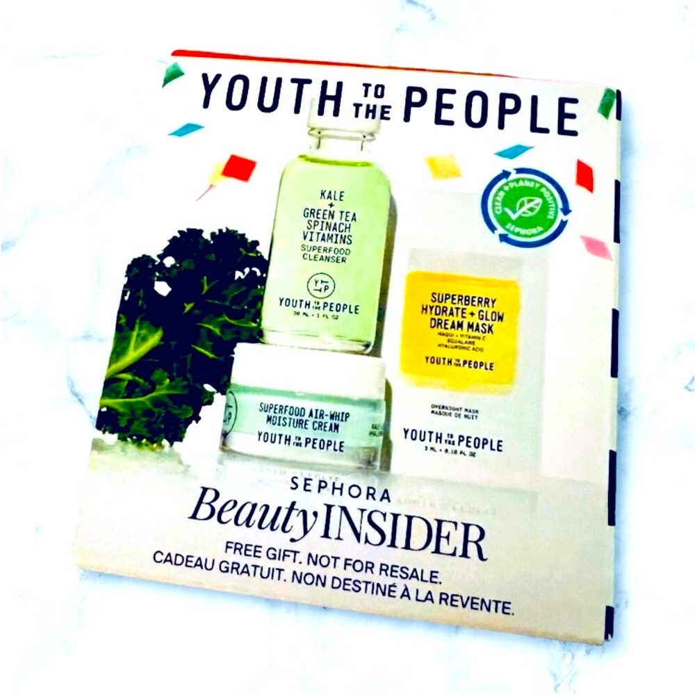 Youth to the People Sephora Beauty Insider Birthday Cleanser Moisturizer Mask